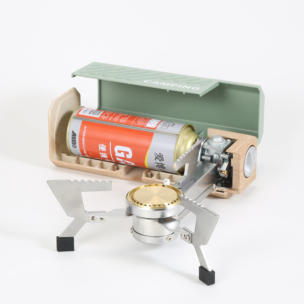 Lal Wonders Portable Camping Stove Propane 1400W Gas Stove Collapsible Backpacking Stove for Indoor Outdoor Cooking Hiking and Picnic