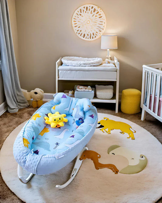 Baby Lounger: A Cozy & Breathable Cotton Nest for Newborns