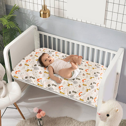 Nova Nook Pack and Play Mattress Pad with plush Toy| 38"x26"x1.5" Full Size Crib Bed Topper with Carry Bag & Hypoallergenic Cover
