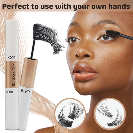 Lal Wonders Lash Bond and Seal for Eyelash Extensions| Cluster Lash Glue Long Lasting| Eyelash Glue Waterproof DIY iLash Extension Glue Individual Lash Glue