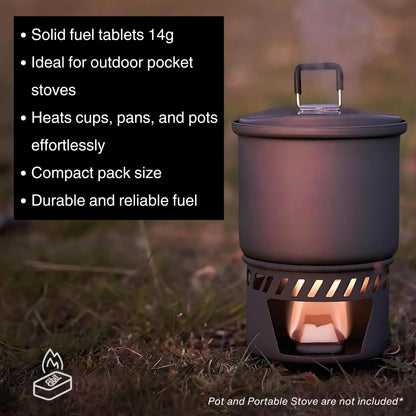 Lal Wonders Solid Fuel Tablets| Eco-Friendly Fire Starters for Fireplace, BBQ, Campfires, Grill & Wood Stove|1300-Degree Fuel Tablets |Fire Starter Cubes & Odorless Camping Accessories|8-Pack