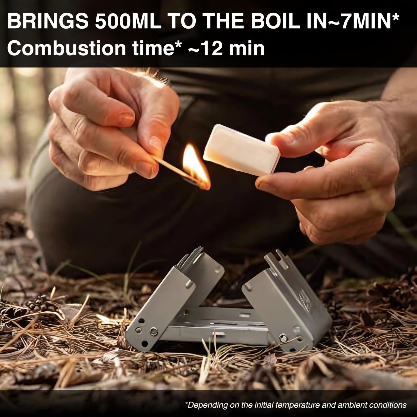 Lal Wonders Solid Fuel Tablets| Eco-Friendly Fire Starters for Fireplace, BBQ, Campfires, Grill & Wood Stove|1300-Degree Fuel Tablets |Fire Starter Cubes & Odorless Camping Accessories|8-Pack