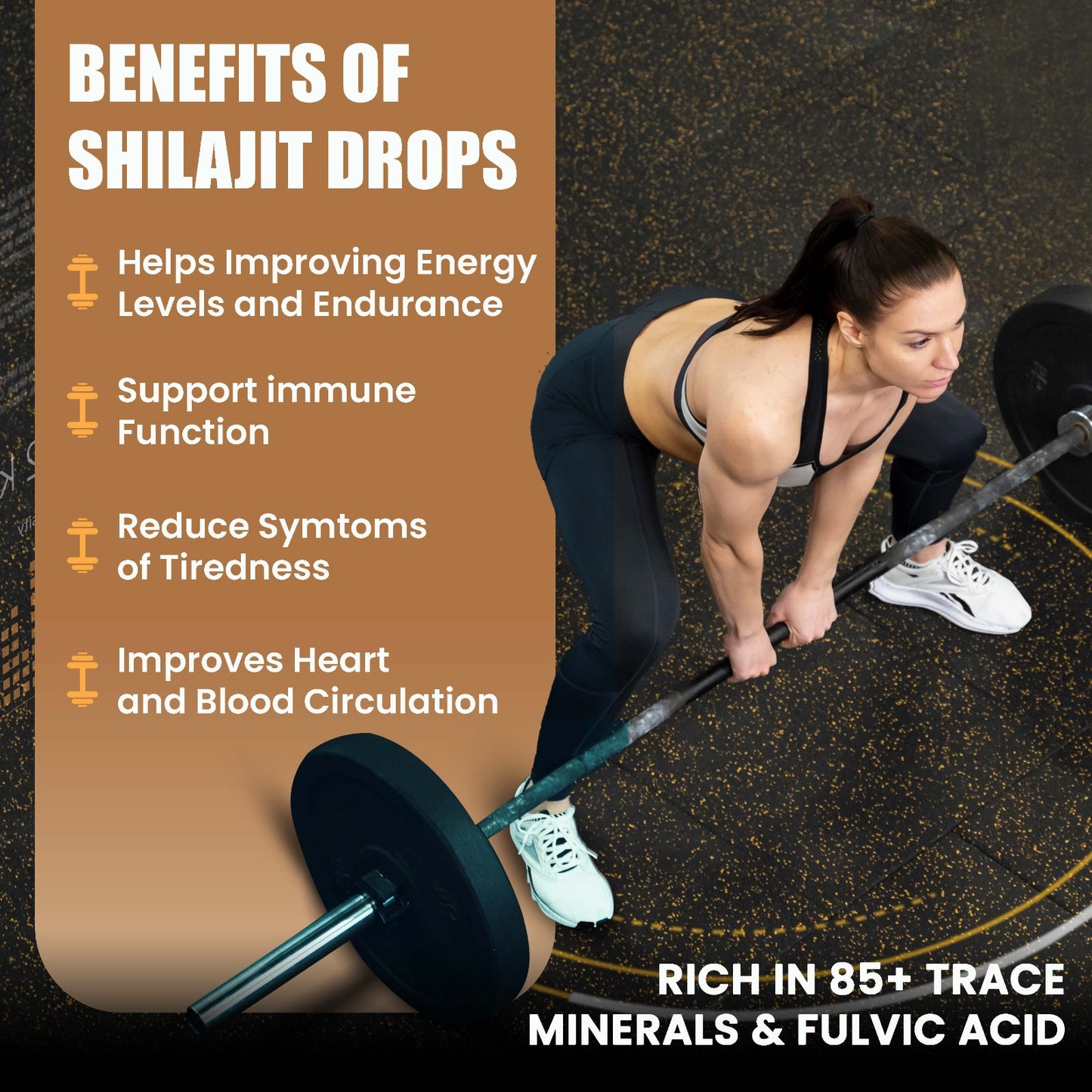 Shilajit Mineral Drops | Shilajit Supplement for Men Women with Trace Minerals | Immune Support,, Energy Boost & Wellness Drops|