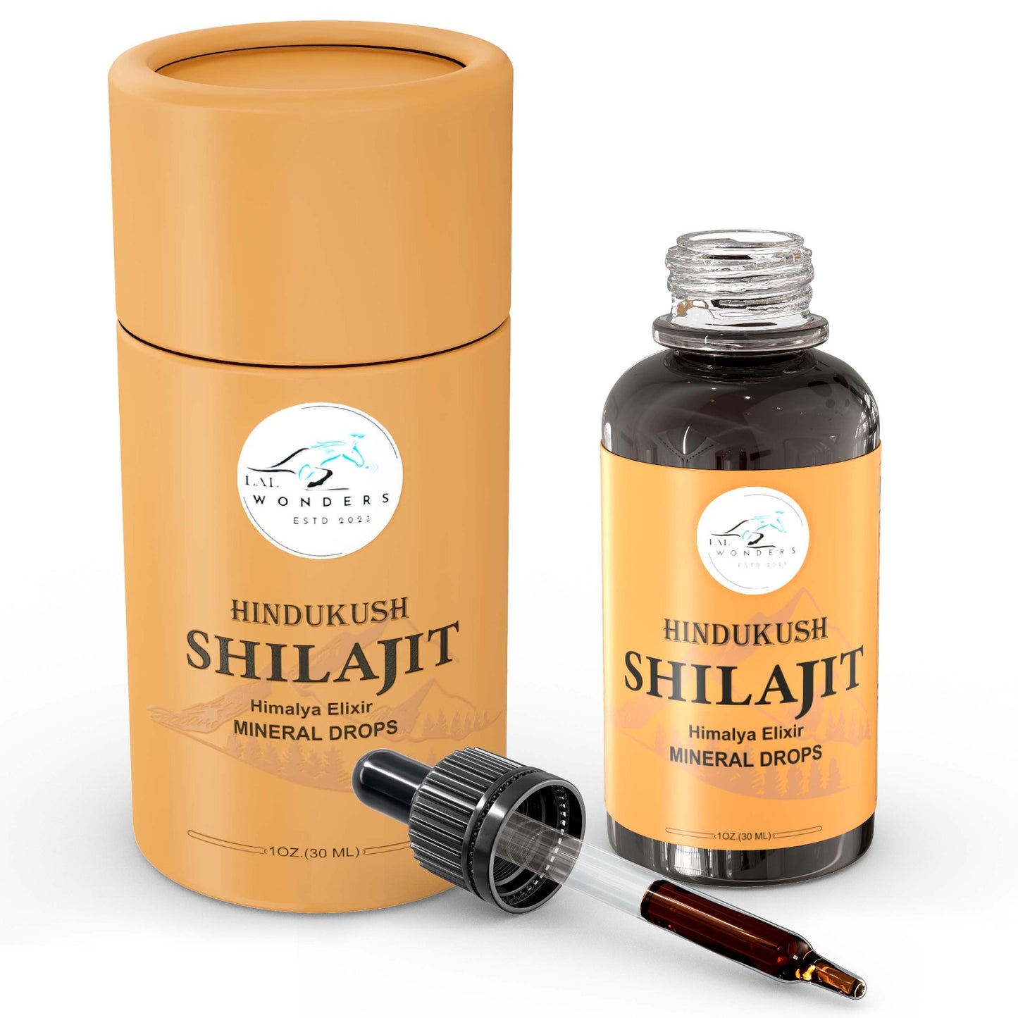 Shilajit Mineral Drops | Shilajit Supplement for Men Women with Trace Minerals | Immune Support,, Energy Boost & Wellness Drops|